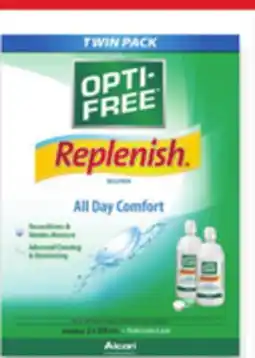 Walmart Opti-Free Replenish contact lens solution offer