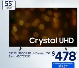 Walmart 55 55U7900F 4K UHD smart TV offer