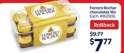 Walmart Ferrero Rocher chocolates 16$ offer