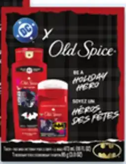 Walmart Old Spice Batman gift sets with deodorant 85 g and body wash 473 mL offer