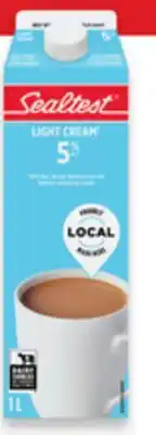 Walmart Sealtest 5% or 10% cream or 1% buttermilk or Lactantia 10% cream offer