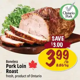 Farm Boy Boneless Pork Loin Roast offer