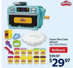 Walmart Super Slice Cake playset offer