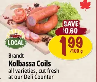 Farm Boy Brandt Kolbassa Coils offer