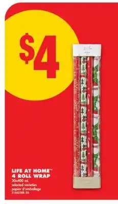 No Frills LIFE AT HOME 4 ROLL WRAP, 30x400 mL offer