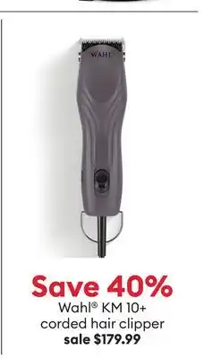 Petsmart Wahl KM 10+ corded hair clipper offer