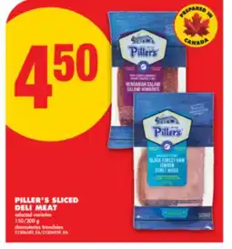 No Frills PILLER'S SLICED DELI MEAT, 150/200 g offer