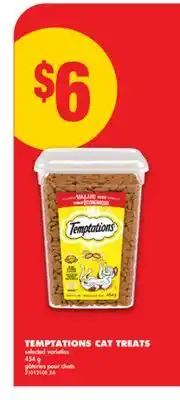 No Frills TEMPTATIONS CAT TREATS, 454 g offer