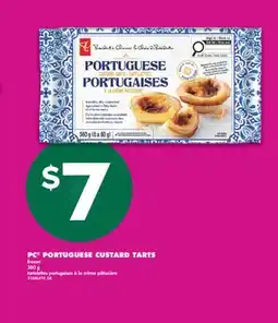 No Frills PC PORTUGUESE CUSTARD TARTS, 360 G offer