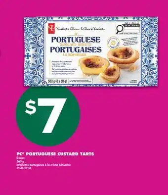No Frills PC PORTUGUESE CUSTARD TARTS, 360 G offer