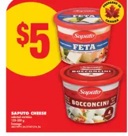 No Frills SAPUTO CHEESE, 125-200 g offer
