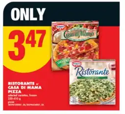 No Frills RISTORANTE OR CASA DI MAMA PIZZA, 320-410 g offer