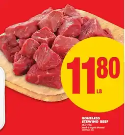 No Frills BONELESS STEWING BEEF offer