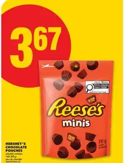 No Frills HERSHEY'S CHOCOLATE POUCHES, 160-290 g offer