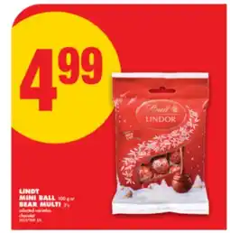 No Frills LINDT MINI BALL, 100 g OR BEAR MULTI, 3's offer