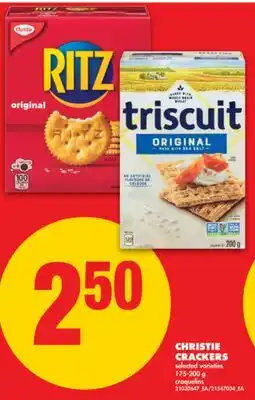No Frills CHRISTIE CRACKERS, 175-200 g offer