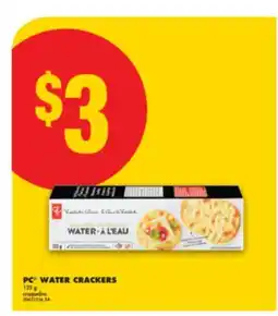 No Frills PC WATER CRACKERS, 125 g offer