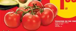 No Frills TOMATOES ON THE VINE offer