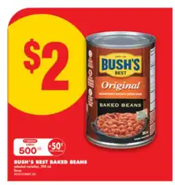 No Frills BUSH'S BEST BAKED BEANS, 398 mL offer