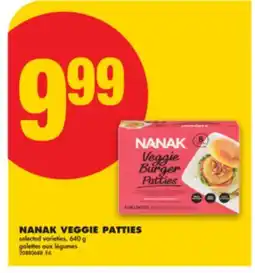 No Frills NANAK VEGGIE PATTIES, 640 g offer