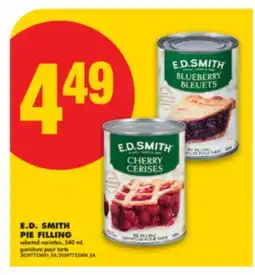 No Frills E.D. SMITH PIE FILLING, 540 ML offer