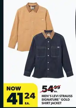 Real Canadian Superstore MEN'S LEVI STRAUSS SIGNATURE GOLD SHIRT JACKET offer