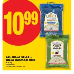 No Frills LAL QILLA SELLA OR QILLA BASMATI RICE, 4.54 kg offer