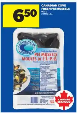 Real Canadian Superstore CANADIAN COVE FRESH PEI MUSSELS, 907 G offer