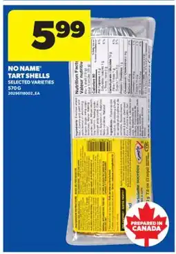 Real Canadian Superstore NO NAME TART SHELLS, 570 G offer