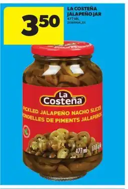 Real Canadian Superstore LA COSTEÑA JALAPEÑO JAR, 477 ML offer