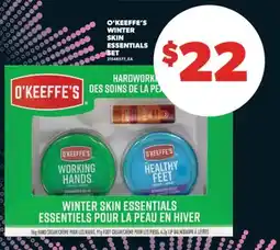 Real Canadian Superstore O'KEEFFE'S WINTER SKIN ESSENTIALS SET offer