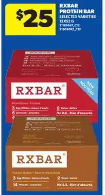 Real Canadian Superstore RXBAR PROTEIN BAR offer