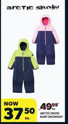 Real Canadian Superstore ARCTIC SNOW BABY SNOWSUIT offer