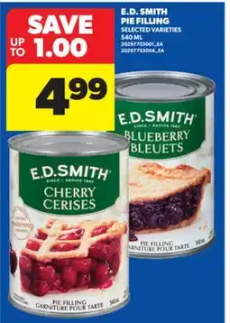 Real Canadian Superstore E.D. SMITH PIE FILLING, 540 ML offer