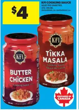 Real Canadian Superstore KFI COOKING SAUCE, 375-395 ML offer