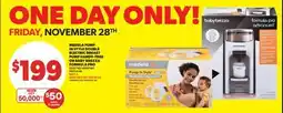Real Canadian Superstore MEDELA PUMP IN STYLE DOUBLE ELECTRIC BREAST PUMP HANDS-FREE OR BABY BREZZA FORMULA PRO, 16X235 ML offer