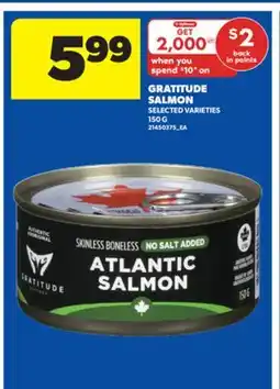 Real Canadian Superstore GRATITUDE SALMON, 150 G offer