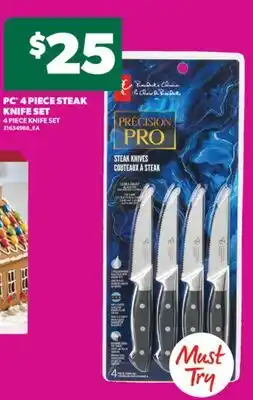 Real Canadian Superstore PC 4 PIECE STEAK KNIFE SET offer