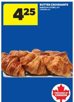 Real Canadian Superstore BUTTER CROISSANTS, 6'S offer