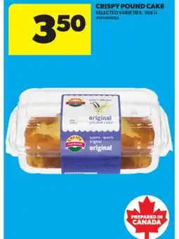Real Canadian Superstore CRISPY POUND CAKE, 368 G offer