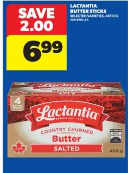 Real Canadian Superstore LACTANTIA BUTTER STICKS, 4X113 G offer