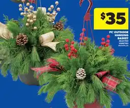 Real Canadian Superstore PC OUTDOOR HANGING BASKET offer