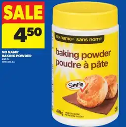 Real Canadian Superstore NO NAME BAKING POWDER, 450 G offer