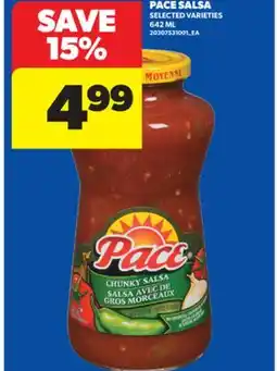 Real Canadian Superstore PACE SALSA, 642 ML offer