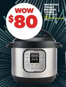 Real Canadian Superstore INSTANT POT 3 QUART PRESSURE COOKER offer