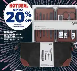 Real Canadian Superstore QUO BEAUTY MEN'S GROOMING COLLECTION offer