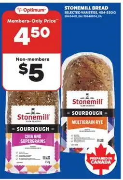 Real Canadian Superstore STONEMILL BREAD, 454-550 G offer