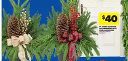 Real Canadian Superstore PC LARGE OUTDOOR ARRANGEMENT WITH PINE AND BERRIES offer