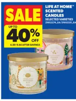 Real Canadian Superstore LIFE AT HOME SCENTED CANDLES offer