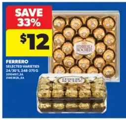 Real Canadian Superstore FERRERO, 24/30' S, 248-375 G offer
